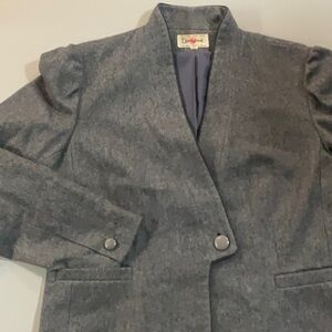 👔 VINTAGE REVIVAL 1940s style 80’s Wool blend jacket